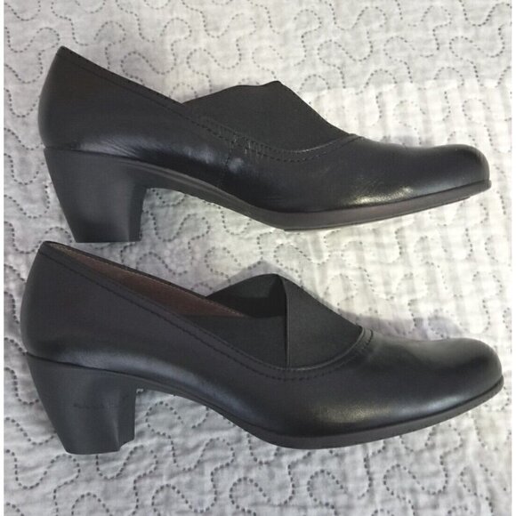 Wonders Shoes - Wonders Made With Love In Spain G-3680 Black Comfort Pump Medium Heel Size 41